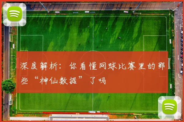深度解析:你看懂网球比赛里的那些“神仙数据”了吗
